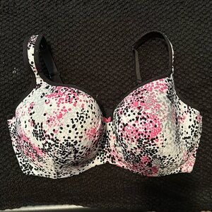 Lane Bryant 40DDD lined underwire Balconette bra